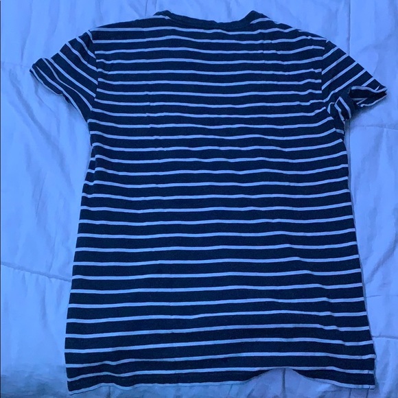 Striped blue + white Calvin Klein shirt size S - Picture 2 of 3
